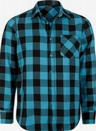 Straight Faded Buffalo Flannel Shirt